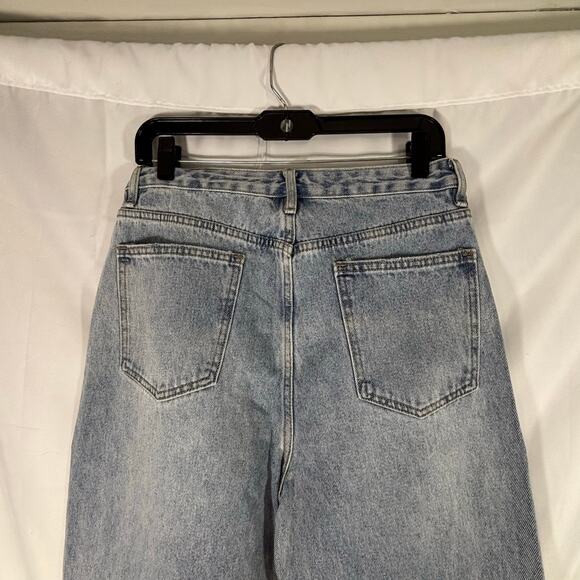 NWT Adika Women’s Light Wash Distressed Jeans Size Large 30×34 • NWT raw hem - Picture 6 of 8